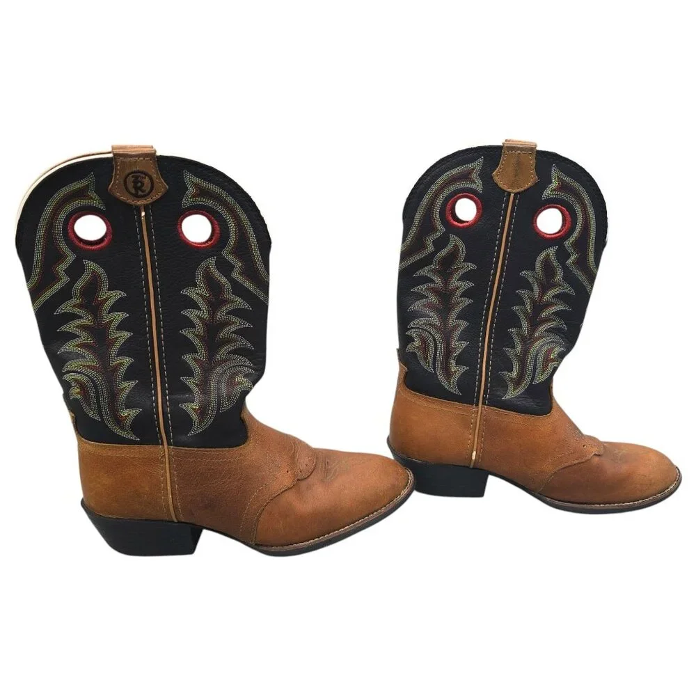 Tony Lama Crazy Horse 5D Western Boots Leather Brown 10